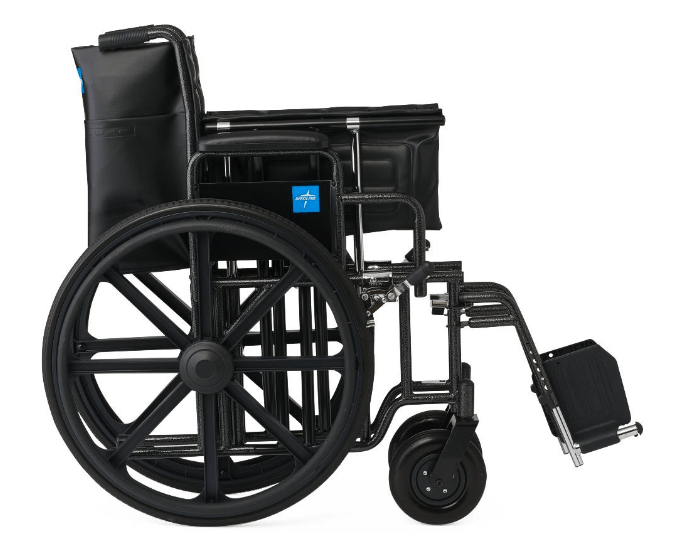 Guardian Extra - Wide Wheelchair – 26" Seat, Swing - Away Footrests - Border Medical Supplies