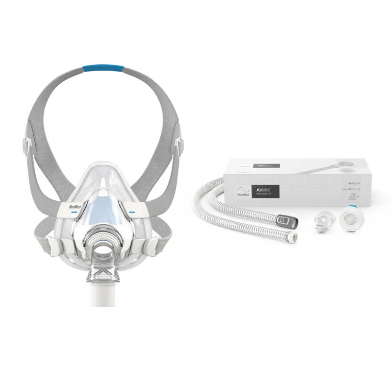 ResMed AirFit™ F20 Full Face CPAP Mask - Complete System with Airmini Setup Pack - My Store