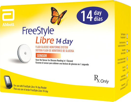 FreeStyle Libre 14 - Day Sensor – 1 Pack - Border Medical Supplies
